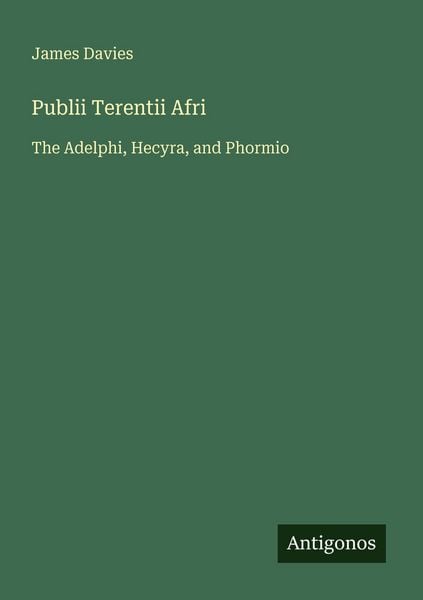 Produktbild: Publii Terentii Afri