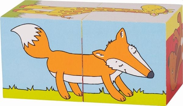 Produktbild: W&uuml;rfelpuzzle Tiere