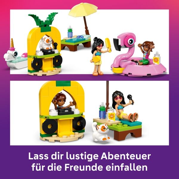 Produktbild: LEGO Friends 42658 Poolparty mit Einhorn und Flamingo, Spielzeug