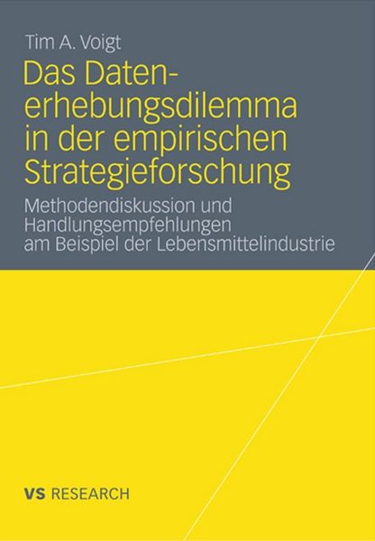 Produktbild: Das Datenerhebungsdilemma in der empirischen Strategieforschung