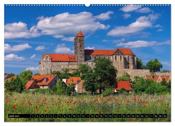 Produktbild: Quedlinburg - Welterbestadt im Harz (Wandkalender 2027 DIN A2 quer), CALVENDO Monatskalender