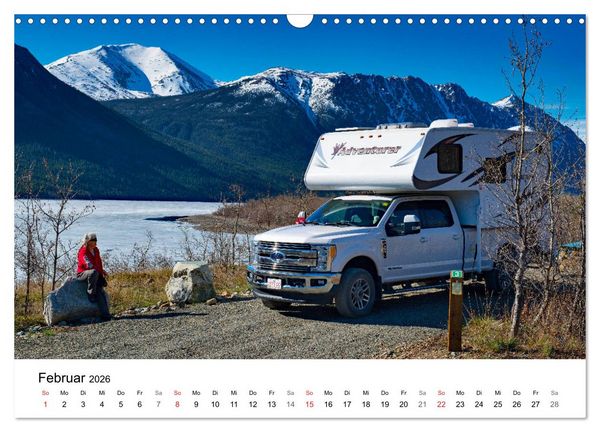Produktbild: KANADA Mit dem Camper quer durch die Rockies (Wandkalender 2026 DIN A3 quer), CALVENDO Monatskalender