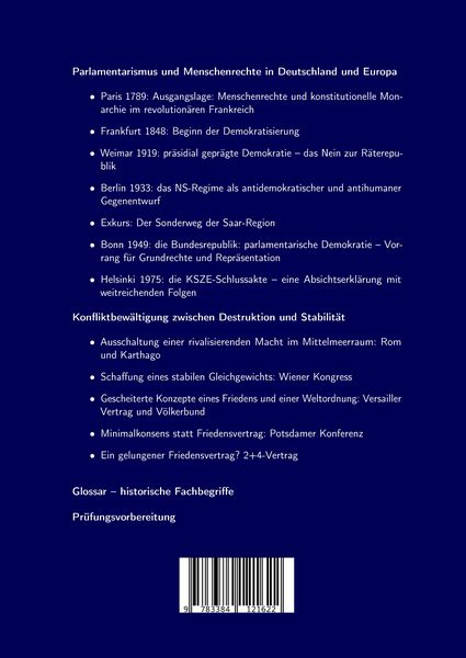 Produktbild: Abiturwissen Geschichte Saarland