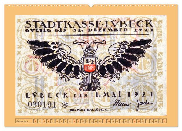 Produktbild: Gru&szlig; aus L&uuml;beck (Wandkalender 2026 DIN A2 quer), CALVENDO Monatskalender