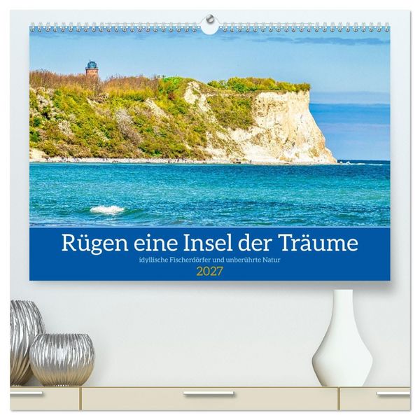 Produktbild: R&uuml;gen eine Insel der Tr&auml;ume (hochwertiger Premium Wandkalender 2027 DIN A2 quer), Kunstdruck in Hochglanz