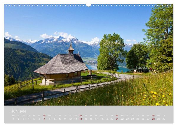 Produktbild: Gr&uuml;&szlig;e aus Zell am See (Wandkalender 2026 DIN A2 quer), CALVENDO Monatskalender