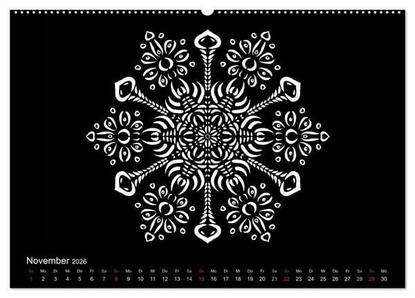 Produktbild: Entspannung und Ruhe durch Mandalas (hochwertiger Premium Wandkalender 2026 DIN A2 quer), Kunstdruck in Hochglanz