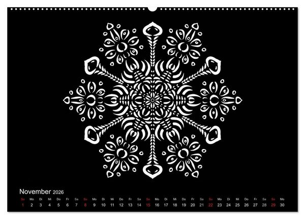 Produktbild: Entspannung und Ruhe durch Mandalas (Wandkalender 2026 DIN A2 quer), CALVENDO Monatskalender