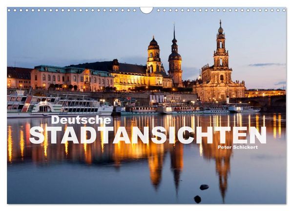 Produktbild: Deutsche Stadtansichten (Wandkalender 2026 DIN A3 quer), CALVENDO Monatskalender