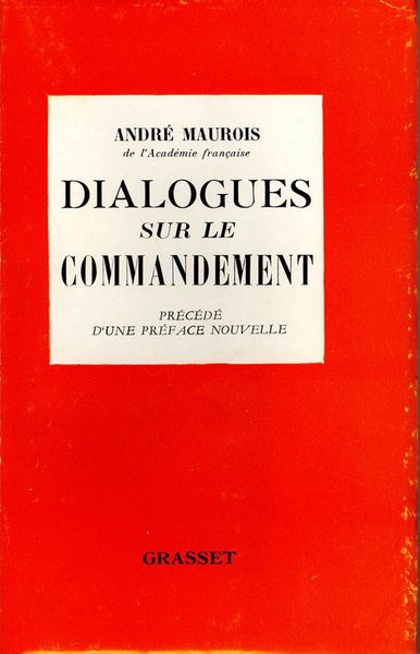 Produktbild: Dialogues sur le commandement