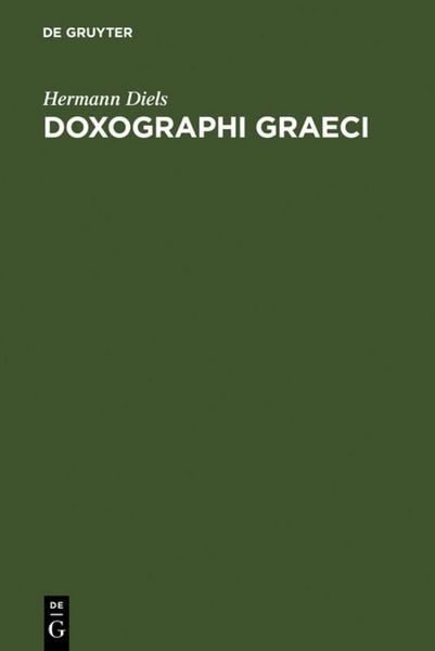 Produktbild: Doxographi Graeci