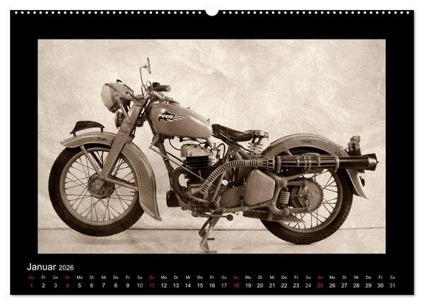 Produktbild: Motorrad Oldtimer aus &Ouml;sterreich (hochwertiger Premium Wandkalender 2026 DIN A2 quer), Kunstdruck in Hochglanz