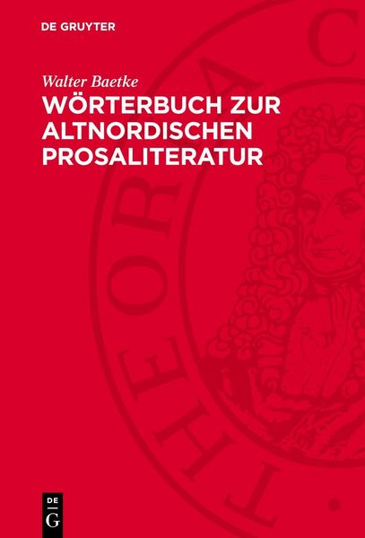 Produktbild: W&ouml;rterbuch zur altnordischen Prosaliteratur