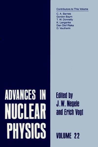 Produktbild: Advances in Nuclear Physics