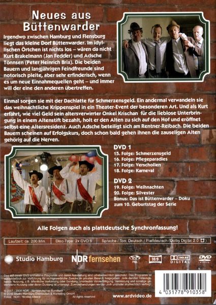 Produktbild: Neues aus B&uuml;ttenwarder - Folgen 15-20 [2 DVDs]
