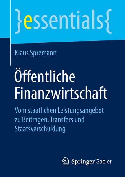 Produktbild: &Ouml;ffentliche Finanzwirtschaft