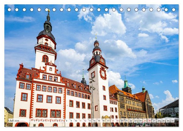 Produktbild: Chemnitz Impressionen (Tischkalender 2026 DIN A5 quer), CALVENDO Monatskalender