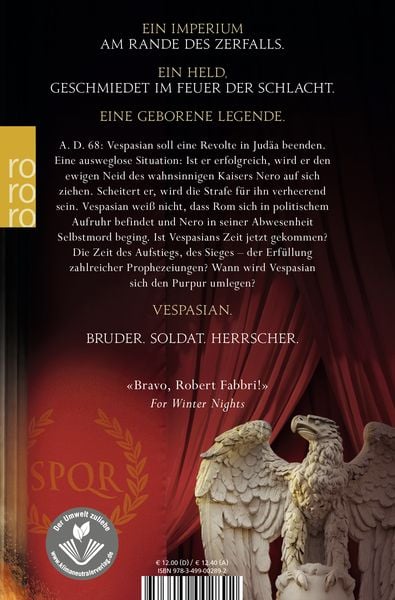 Produktbild: Vespasian: Kaiser von Rom