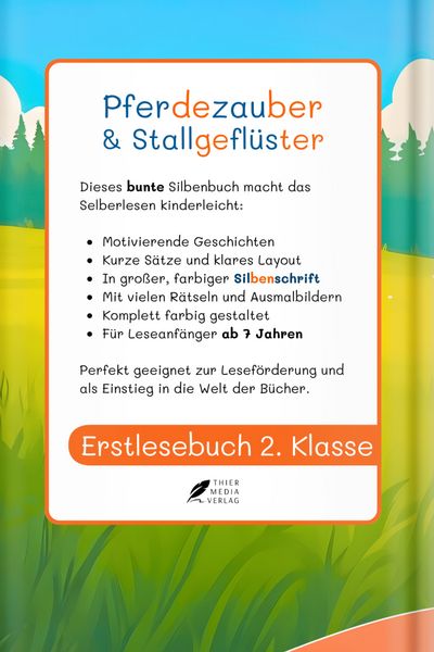Produktbild: Silbenbuch 2. Klasse - Pferdezauber und Stallgefl&uuml;ster