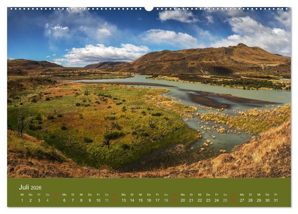 Produktbild: Patagonien-Land der Extreme (hochwertiger Premium Wandkalender 2026 DIN A2 quer), Kunstdruck in Hochglanz