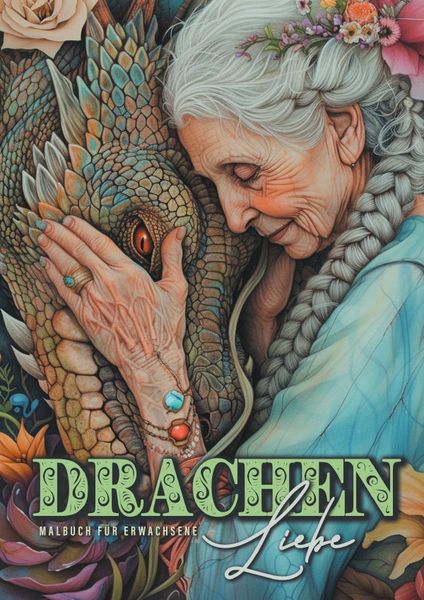 Produktbild: Drachenliebe Malbuch f&uuml;r Erwachsene