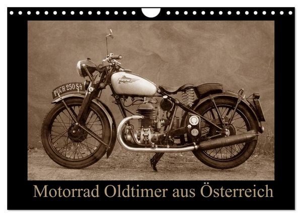 Produktbild: Motorrad Oldtimer aus &Ouml;sterreich (Wandkalender 2026 DIN A4 quer), CALVENDO Monatskalender