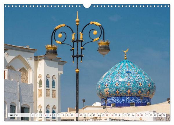 Produktbild: Entlang der K&uuml;ste von Muscat (Wandkalender 2026 DIN A3 quer), CALVENDO Monatskalender