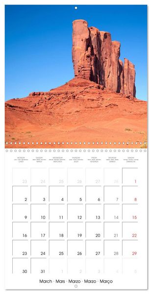 Produktbild: Monument Valley &ndash; Gorgeous Scenic Views (Wall Calendar 2026 12 &times; 12 Inch) CALVENDO 12 Month Wall Calendar