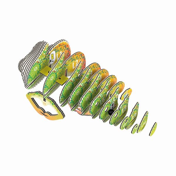 Produktbild: EUGY - 3D Bastelset Cham&auml;leon