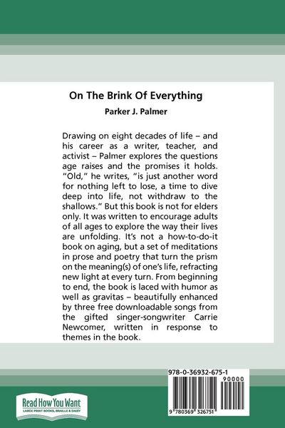 Produktbild: On the Brink of Everything