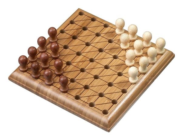 Produktbild: Halma, mini, Reisespiel, Bambus