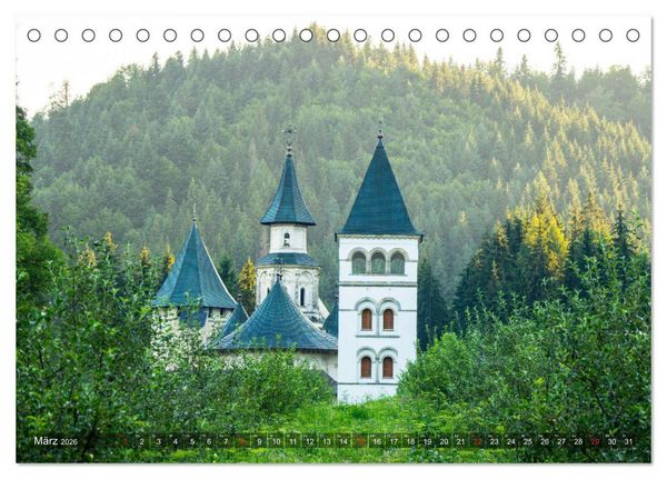 Produktbild: Kl&ouml;ster in der Bucovina (Tischkalender 2026 DIN A5 quer), CALVENDO Monatskalender