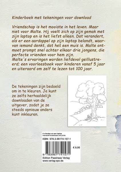 Produktbild: 4 vrienden en een laptop