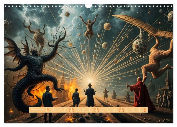 Produktbild: A Year of the Uncanny (Wall Calendar 2026 DIN A3 landscape), CALVENDO 12 Month Wall Calendar