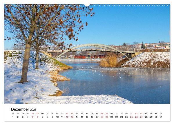 Produktbild: GROSSENHAIN 2026 (Wandkalender 2026 DIN A2 quer), CALVENDO Monatskalender