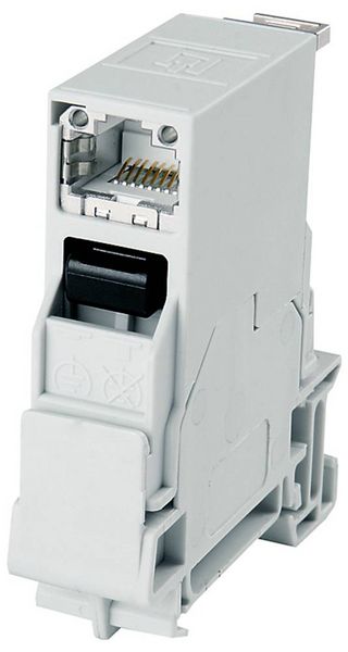 Produktbild: Teleg&auml;rtner 100007435 100007435 STX Tragschienen-Verbinder RJ45