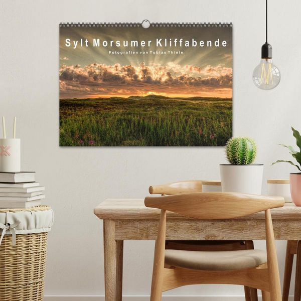 Produktbild: Sylt Morsumer Kliffabende Fotografien von Tobias Thiele (Wandkalender 2026 DIN A3 quer), CALVENDO Monatskalender