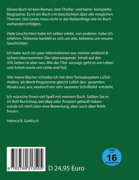 Produktbild: Leben und Arbeit - Liebe und Tod