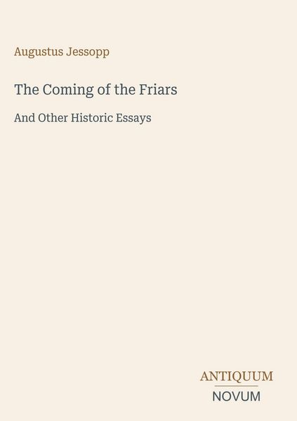 Produktbild: The Coming of the Friars