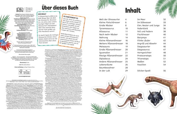 Produktbild: Sticker-Lexikon. Dinosaurier
