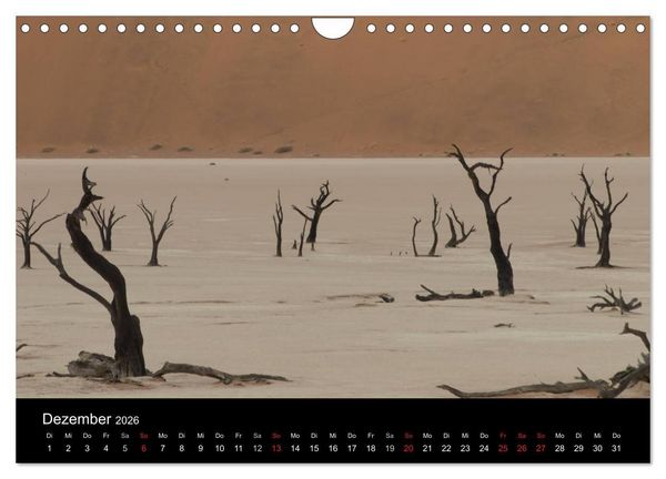 Produktbild: W&uuml;stenzauber Namibia (Wandkalender 2026 DIN A4 quer), CALVENDO Monatskalender