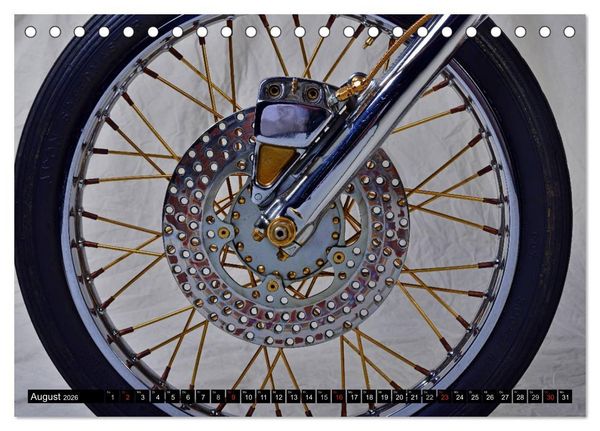 Produktbild: Harley Classic Chopper (Tischkalender 2026 DIN A5 quer), CALVENDO Monatskalender