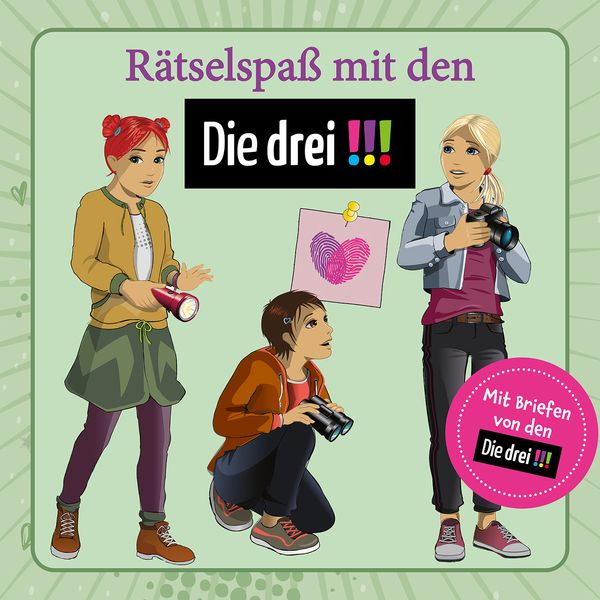 Produktbild: KOSMOS 684303 - Die drei !!! Kids Rätselparty, Event-Spiel, Geburtstagsparty-Set inkl. Deko, Detektiv-Spielzeug