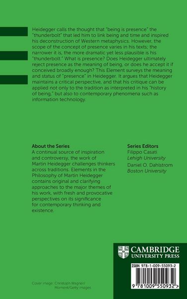 Produktbild: Heidegger On Presence
