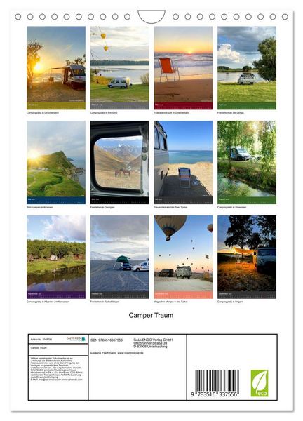 Produktbild: Camper Traum (Wandkalender 2026 DIN A4 hoch), CALVENDO Monatskalender