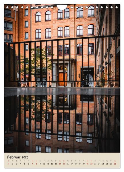 Produktbild: Hamburg Spiegelungen 2026 (Wandkalender 2026 DIN A4 hoch), CALVENDO Monatskalender