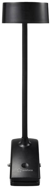 Produktbild: Renkforce RF-6053266 Klemmleuchte LED LED fest eingebaut 2W Schwarz