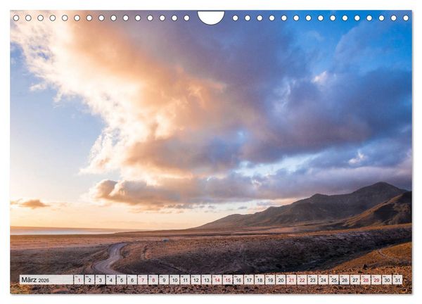 Produktbild: Fuerteventura Sand und bunte Farben (Wandkalender 2026 DIN A4 quer), CALVENDO Monatskalender