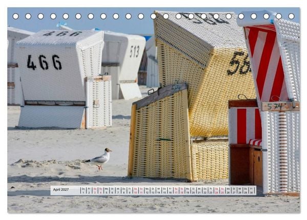 Produktbild: K&uuml;stenzauber Nordfriesland (Tischkalender 2027 DIN A5 quer), CALVENDO Monatskalender