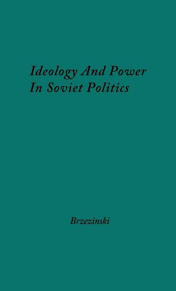 Produktbild: Ideology and Power in Soviet Politics